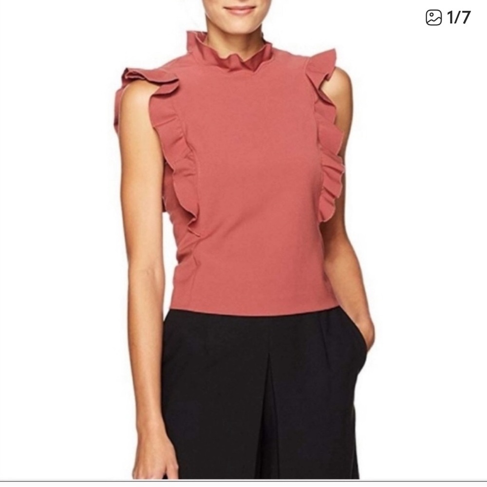 Ruffled Sleeveless Top & Pant set